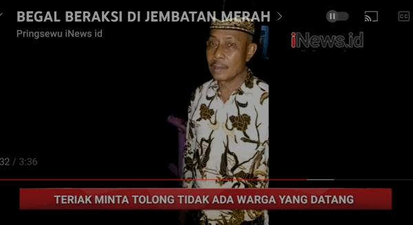 Video Korban Menyerahkan Motornya Setelah Kawanan Pencuri motor Menggunakan Senjata Tajam di Semaka