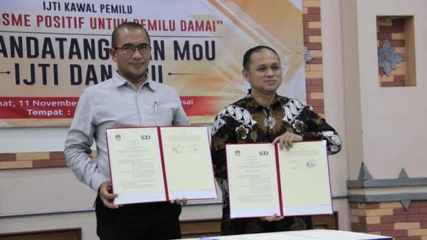 Program Kawal Pemilu 2024, IJTI Resmi Teken MoU dengan KPU 