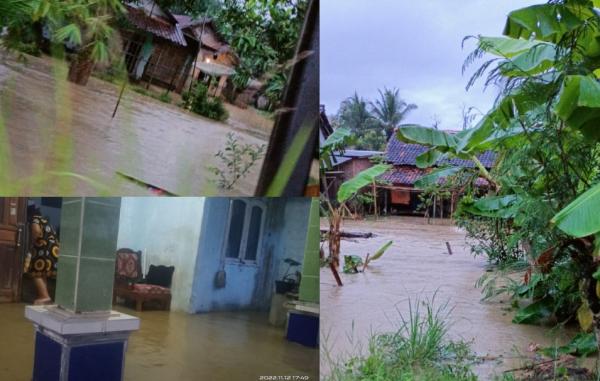Banjir Rendam Permukiman Warga di Kecamatan Sukaresmi Pandeglang,  25 KK Terdampak