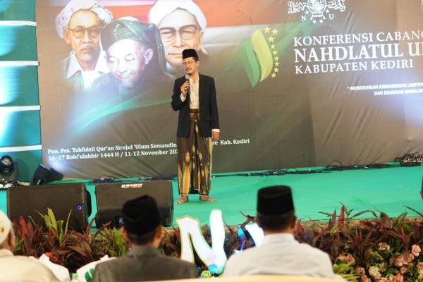Konfercab XI Nahdlatul Ulama Kabupaten Kediri, KH. Muhammad Ma'mun Kembali Terpilih Menjadi Ketua