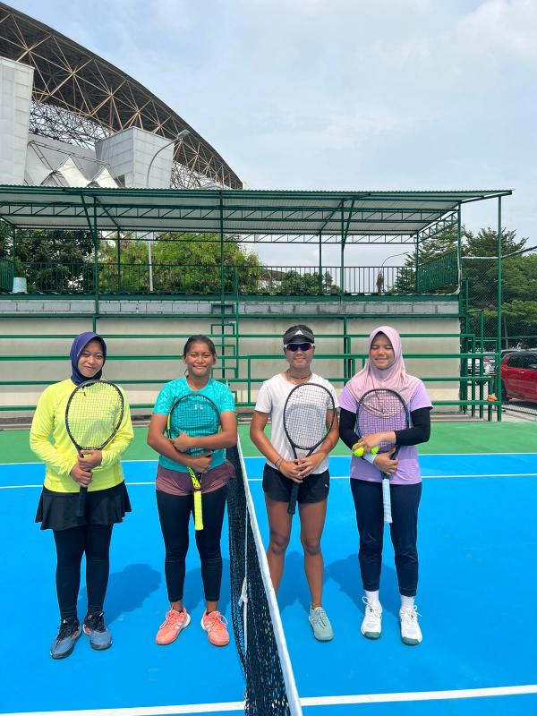 Tim Tenis Kabupaten Bogor Tampil PERKASA Berpeluang Kembali Borong Medali Emas di Porprov Jabar 2022