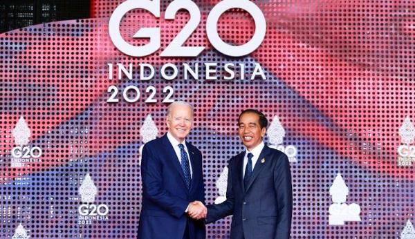 Buka KTT G20, Presiden Jokowi Sambut Langsung Para Pemimpin Negara di Apurva Kempinski Bali