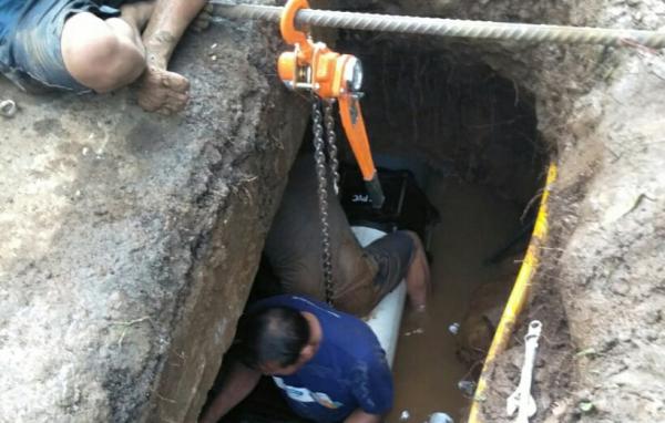 Jaga Pasokan Air, PDAM Tirta Mulia Pemalang Kebut Perbaikan Pipa Utama yang Pecah di Desa Semingkir