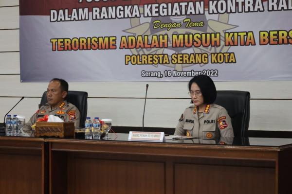Silaturahmi Kamtibmas,  Polresta Serkot Gelar FGD Dihadiri Bidhumas Polda Banten dan Divhumas Polri