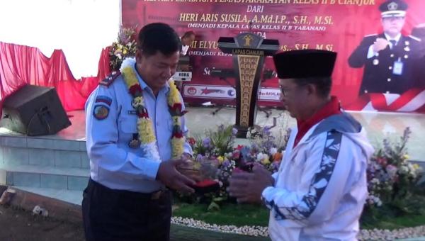 Pisah Sambut Pejabat Lama Dan Baru Kalapas Kelas II B Kabupaten Cianjur