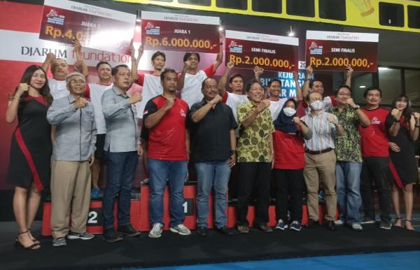 Kejuaraan Bulutangkis Antar Media Wilayah Timur Berakhir, Tersaji Pertandingan Menarik