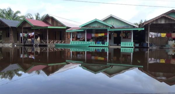 Banjir Kembali Terjadi,Rendam Belasan Desa di Ibu Kota Aceh Singkil
