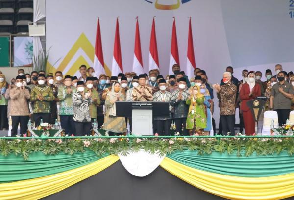 Buka Muktamar Muhammadiyah, Presiden Jokowi : Habluminallah, Habluminannas, Habluminalalam