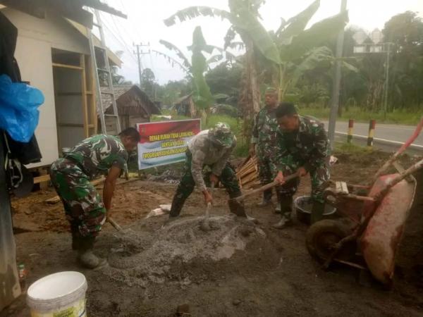 Bedah Rumah Kasad Jenderal Dudung Sasar Warga Mamuju, Dandim 1418: Progres Capai 60 Persan