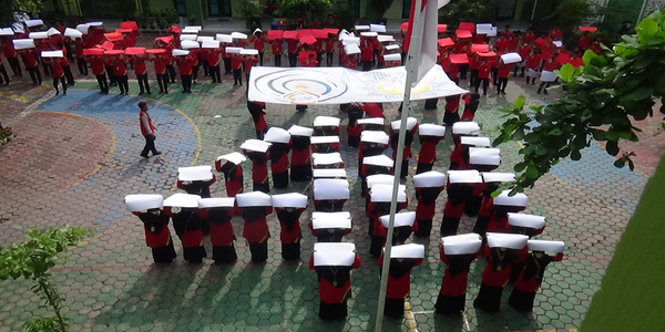 Ratusan  Siswa SMP Birrul Walidain Sragen Gelar Pormasi Muktamar Muhammadiyah ke-48