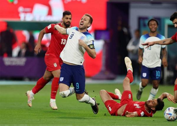 Inggris vs Iran: The Three Lions Menang Telak 6-2