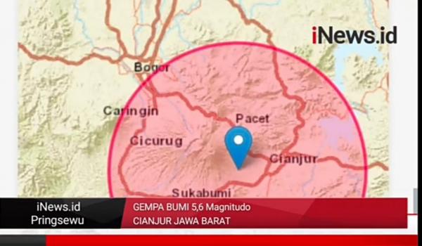 Video Gempa Bumi Cianjur