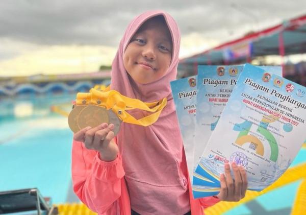 Chyara, Anak Hebat dari Kelas Tahfiz yang Kerap Juara Renang se-Indonesia