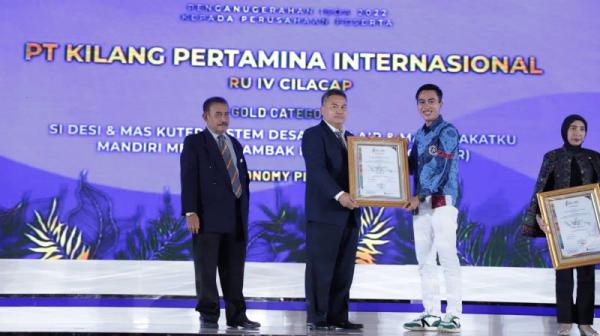 Konsisten Kembangkan Energi Bersih, Kilang Cilacap Raih Penghargaan ISDA 2022