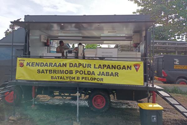 Polri Dirikan 6 Dapur Umum di Cianjur dan Turunkan Anjing Pelacak Cari Korban Gempa