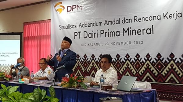 PT DPM  Sosialisasi Addendum Amdal, Targetkan 2025 Mulai Berproduksi