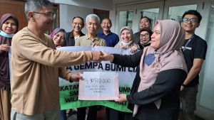 Ikasmansa Pekanbaru Galang Dana untuk Korban Gempa Cianjur