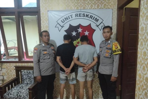 2 Pemuda Terduga Pelaku Penjambretan Ditangkap Polres Lampung Timur
