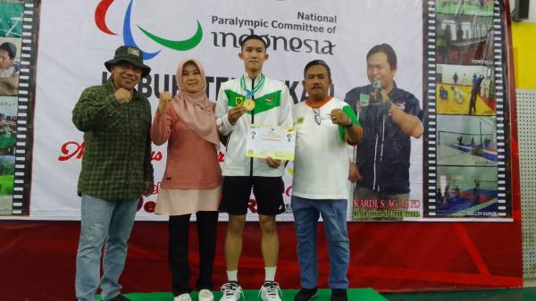 Tim Para Badminton Kabupaten Bogor Tempati Posisi Runner Up Peparda Jabar 2022
