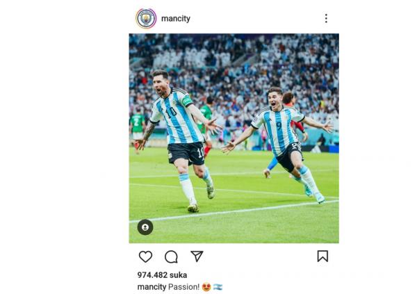 Messi Pecahkan Rekor, Manchester City Pasang Foto La Pulga, Sinyal Pindah?