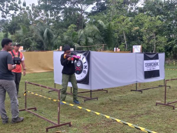Kompetisi Airsoft Gun di Karanganyar, Peserta Diuji Kekompakan saat Perebutan Wilayah