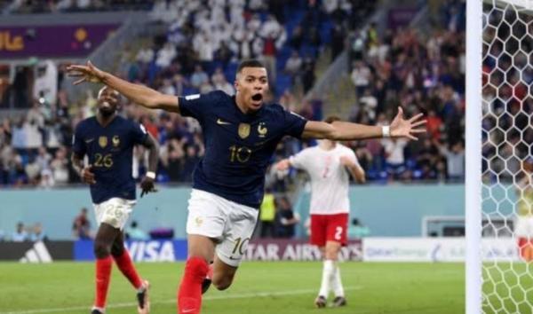 Aksi Jenius Kylian Mbappe Jadikan Prancis Tim Pertama Lolos ke Babak 16 Besar Piala Dunia 2022 Qatar