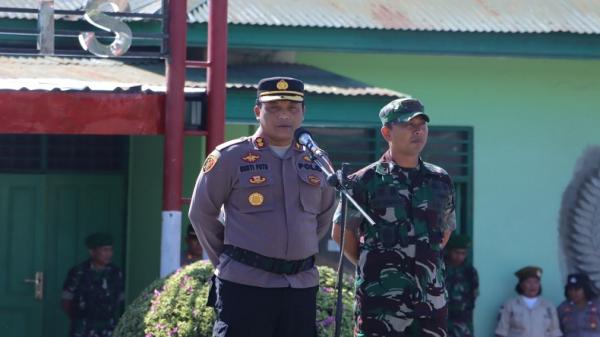 Jadi Garda Terdepan, TNI-Polri di TTS Terus Pupuk Sinergitas