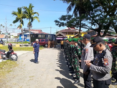 Korem 142 Pastikan Kawal Proses pengukuran Jalan Arteri Tahap II