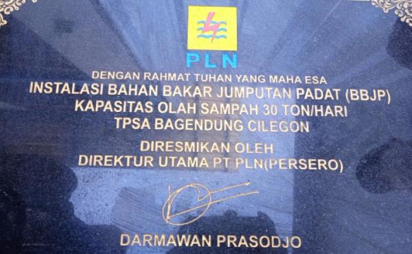 Pemkot Cilegon Berkolaborasi dengan PT PLN Persero Gelar Lounching BBJP Plant Bagendung