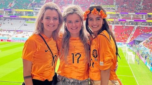 Beberapa Potret Cantik Istri Daley Blind Dukung Timnas Belanda di Piala Dunia 2022