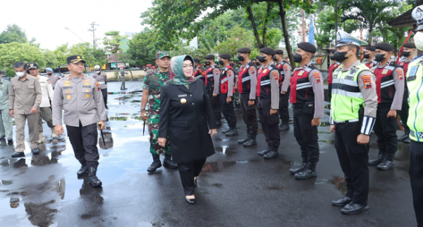 Polres Sukoharjo Siagakan Ratusan Personel Gabungan untuk Apel Pengamanan Pilkades