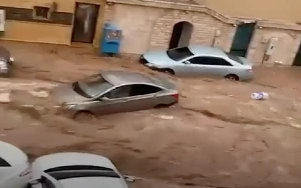 6 Bukti Banjir Bandang di Jeddah, Sering Terjadi Semenjak 13 Tahun Terakhir