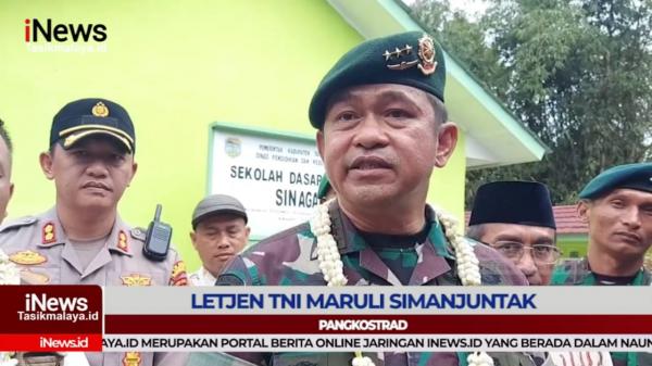 VIDEO: Pangkostrad Letjen TNI Maruli Simanjuntak Resmikan SDN Sinagar Tasikmalaya