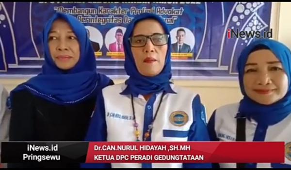 Video Pembukaan PKPA DPC Peradi Gedongtataan Tahun 2022