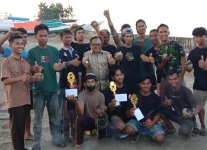 Lestarikan Permainan Tradisional, Pemuda Pasangkayu Gelar Lomba Maggasig di Tanjung Babia