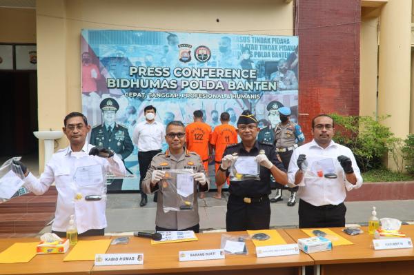 Modus Sembunyikan Sabu Lewat Anus, Dua Pelaku Berhasil Ditangkap Polda Banten