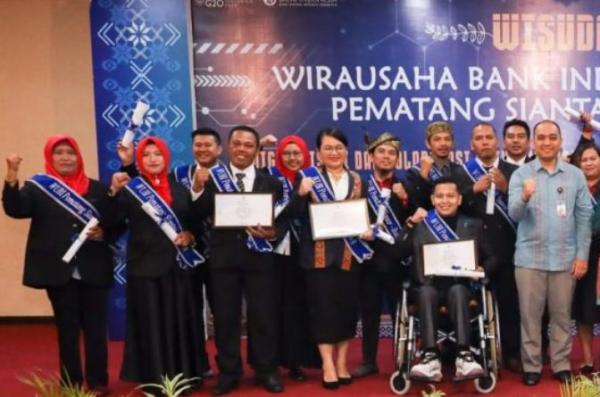Bank Indonesia Pematang Siantar Wisuda 26 Pelaku UMKM Program WUBI