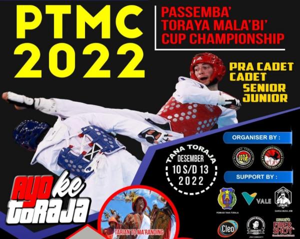 Kejurnas Passemba Toraya Mala'bi' 2022 Kembali Digelar, Ajang Para Atlet Taekwondo Ukir Prestasi