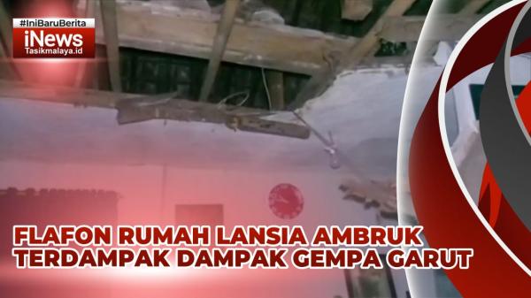 VIDEO: Rumah Lansia di Tasikmalaya Rusak Terdampak Gempa Bumi Garut