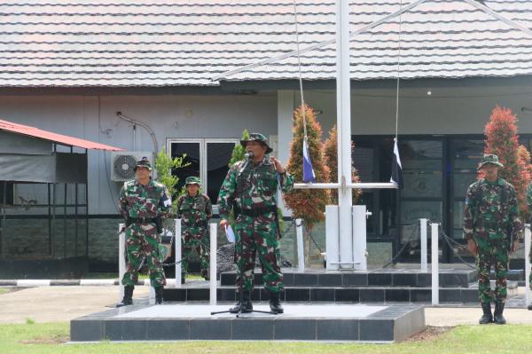 Foto Prajurit Batalyon Infanteri 7 Marinir Mengikuti Apel Gelar Kesiapan Operasi Darat