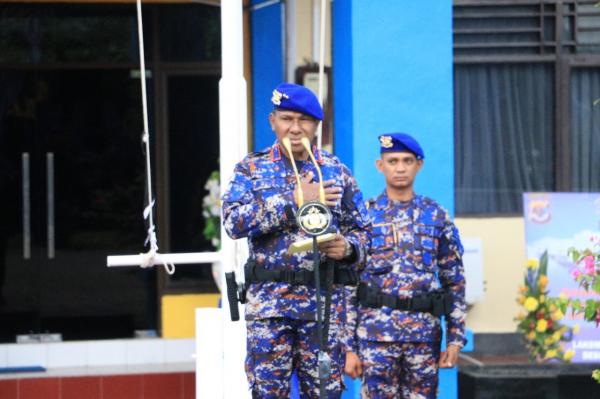 Kapolda NTT Pimpin Upacara HUT Polairud ke-72 Polda NTT