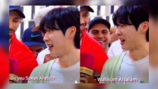 Viral, Suporter Korea Selatan di Piala Dunia 2022 Jago Bahasa Arab