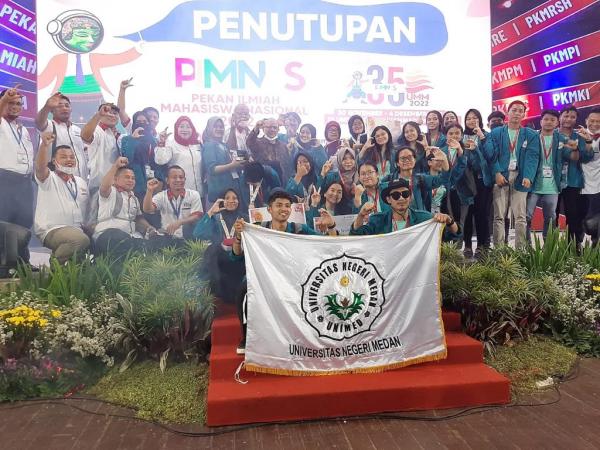 Unimed Juara 9 Nasional PIMNAS ke-35 di UMM Malang