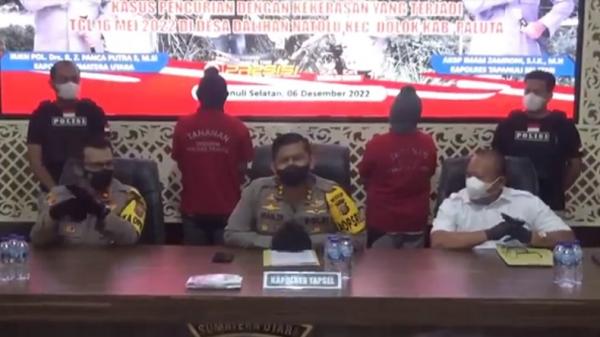 3 Perampok Ditangkap usai Gondol 900 Gram Emas Milik Tauke di Padang Lawas Utara, 1 Tersangka Tewas