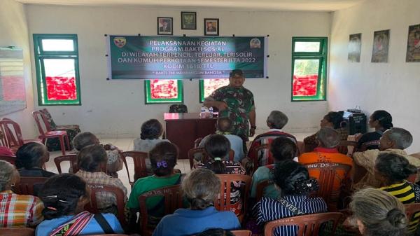 Kodim TTU Salurkan Paket Sembako, Sasar Masyarakat Terpencil, Terluar dan Terisolir