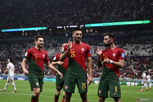 Portugal vs Swiss: Gocol Ramos dkk Pesta Gol 6-1, Pepe Catat Rekor Pencetak Gol Tertua