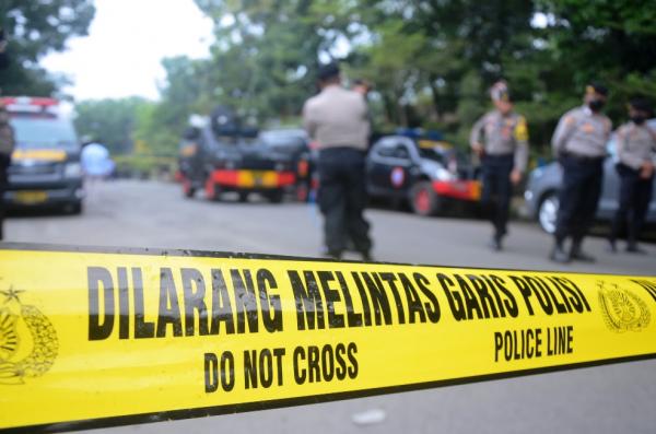 Situasi Sterilisasi Pasca Bom Bunuh Diri di Polsek Astanaanyar Bandung