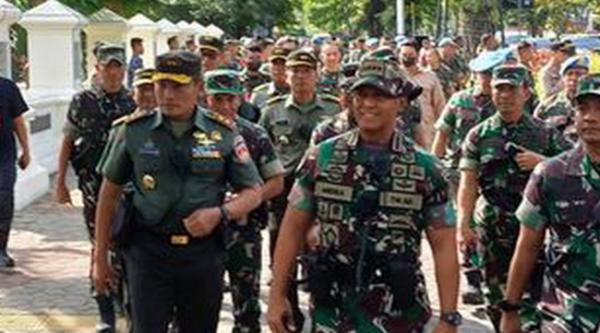 Cek Pengamanan Pernikahan Putra Bungsu Presiden Jokowi, Jenderal Andika Sidak ke Lodji Gandrung Solo