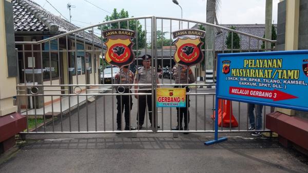Polres Ciamis Tingkatkan Pengamanan Mako Pascaledakan Bom Bunuh Diri di Polsek Astanaanyar Bandung