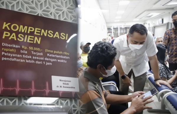 Pelayanan RS di Surabaya Semakin Cepat, Terlambat Pasien dapat Kompensasi, Ini Besarannya